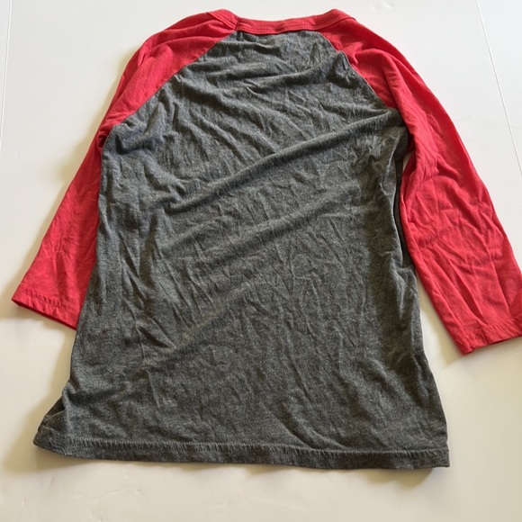 Grey and Red Minnesota Home 3/4 Length Sleeve T-shirt Size XS - Picture 2 of 4